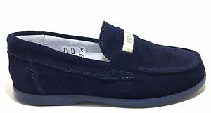 mocassino bimbo blu