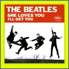 The Beatles -She Loves You - 45 Pic Sleeve #2 - No Record- Colored Vinyl Series