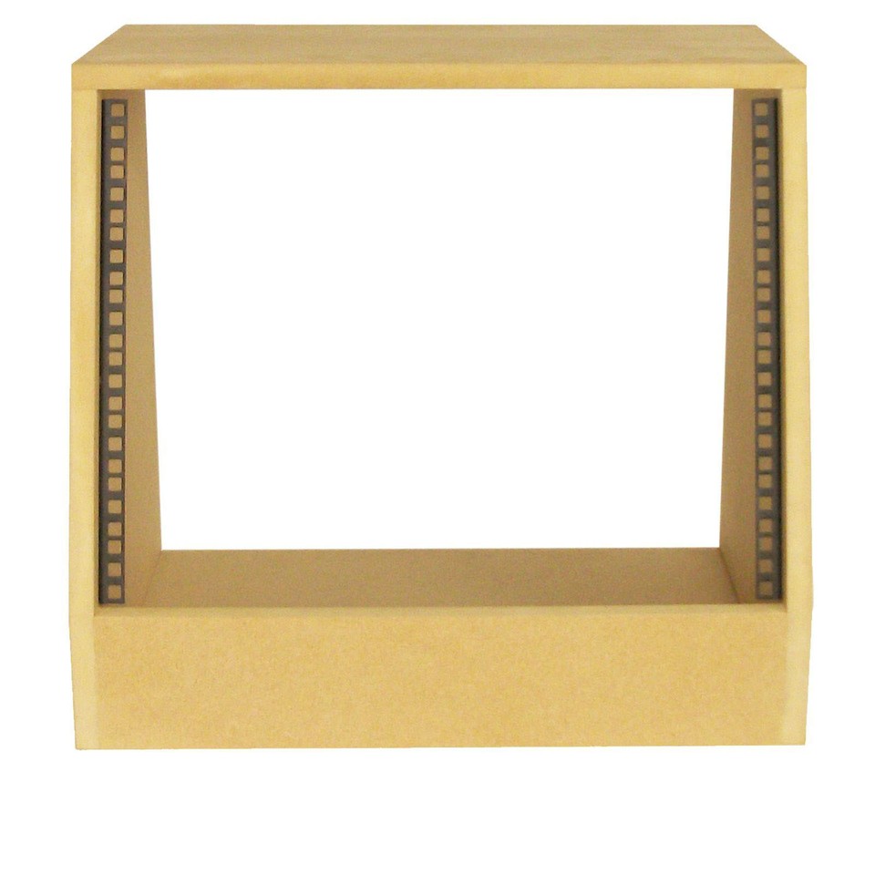 8u 19 inch Angled Desktop Rack Pod - Recording Radio Studio Furniture ...