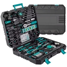 Home Repair Tool Kit - 198 Piece General Home/Auto Repair Tool Set Maintenance