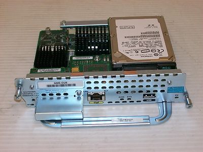 Cisco NME-CUE Unity Express Module w/ 120GB HD CUE 7.1.2 250 VOICEMAIL LICENSE
