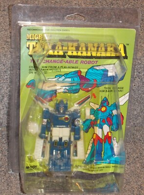 Vintage 1984 Mighty Taka Kanaka Changeable Robot New In Package In Hard Case