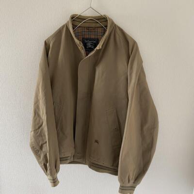 Burberry's Swing Top Nova Check Jacket Men's Beige Size L