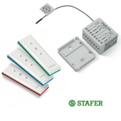 CENTRALINA UNIVERSALE PER TAPPARELLE SERRANDE MOTORE E TELECOMANDO STAFER ITALIA