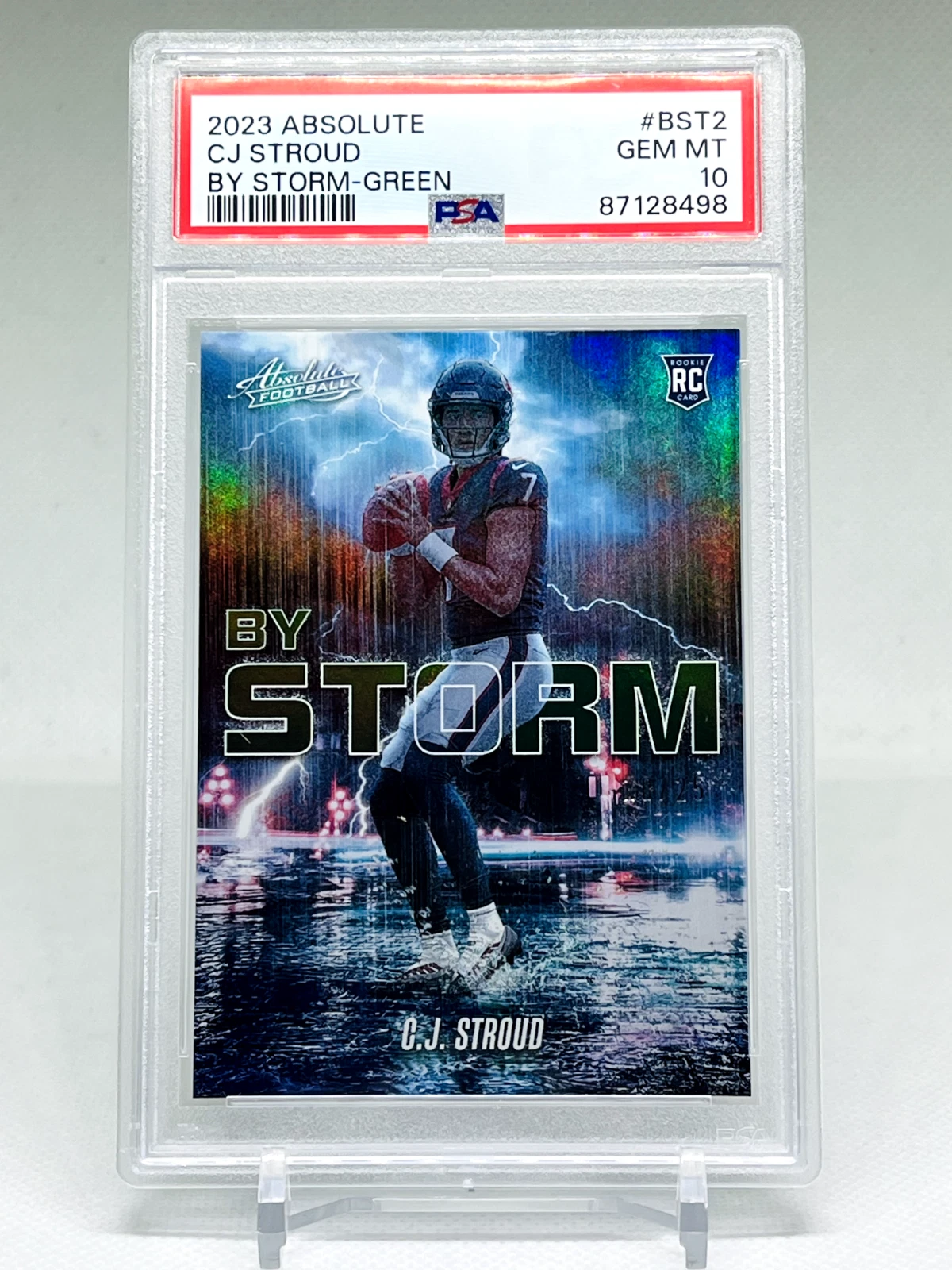 CJ Stroud Panini Absolute By Storm #BST2 Green