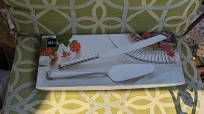 Mikasa Classico Satin Wedding Cake Knife & Server Dessert Stainless Set Korea