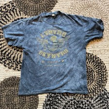 Liquid Blue Lynyrd Skynyrd Gimme Back My Bullets 2007 Graphic T-Shirt XL