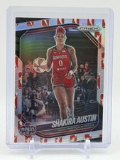 2025 Panini Prizm WNBA #81 Shakira Austin WNBA Logo Prizms