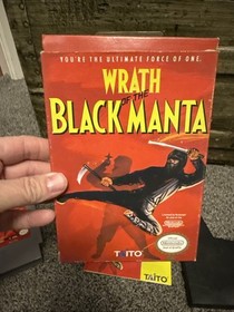 Wrath of the Black Manta NES Nintendo Entertainment System CIB Manual Caja Juego