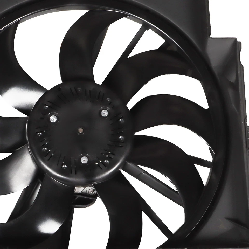 Radiator Cooling Fan Assembly 600W For BMW 2007-13 335i 2009-16 Z4 17427545366 Foto 4 de 4