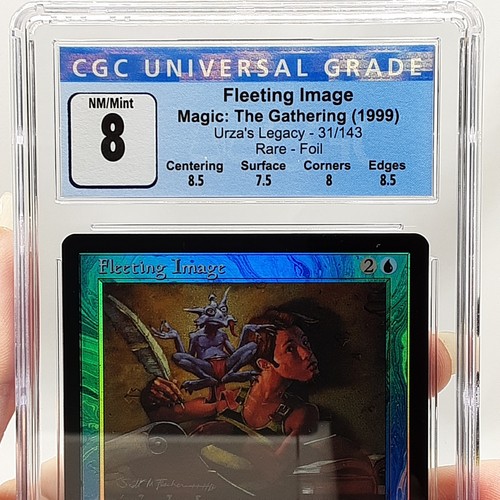 MTG - Urza's Legacy - Fleeting Image - Foil - Graded - CGC 8 - Vintage - Picture 2 of 9