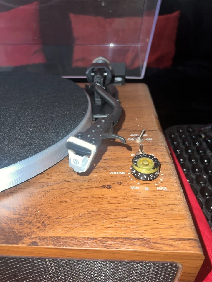 GE Vintage Turntable Record Player Stereo System 11-2017A - Image 3 of 4