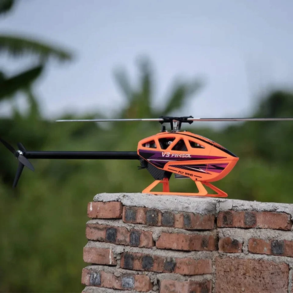 FlyWing FW450L V3 GPS Helicopter w/ ACE Flight Controller RTF (Orange) - Image 4 of 4