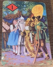 1940 Castell WIZARD OF OZ Card WICKED GLINDA ELPHABA VERY RARE 85 YR OLD CARD!!!