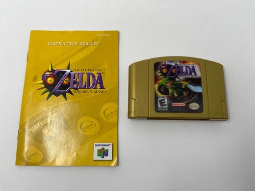 The Legend of Zelda Majora's Mask | Nintendo 64 Cartridge With Booklet | USA