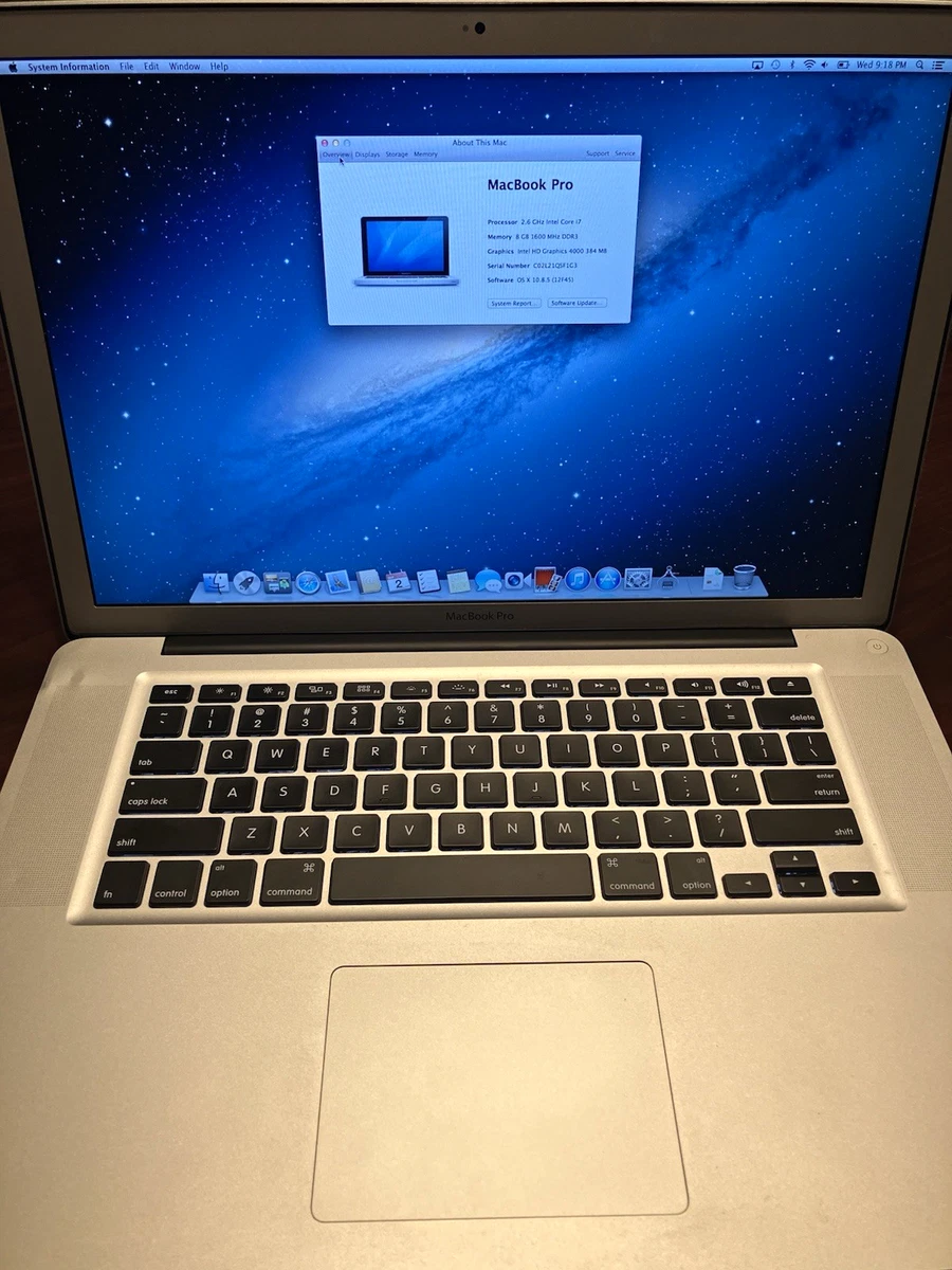Macbook Pro 15 2012 for sale - eBay
