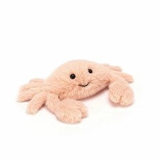 FLUFFY CRAB Soft Plush Toy Ocean Sea Creature Pink Doll Jelly Christmas Gift