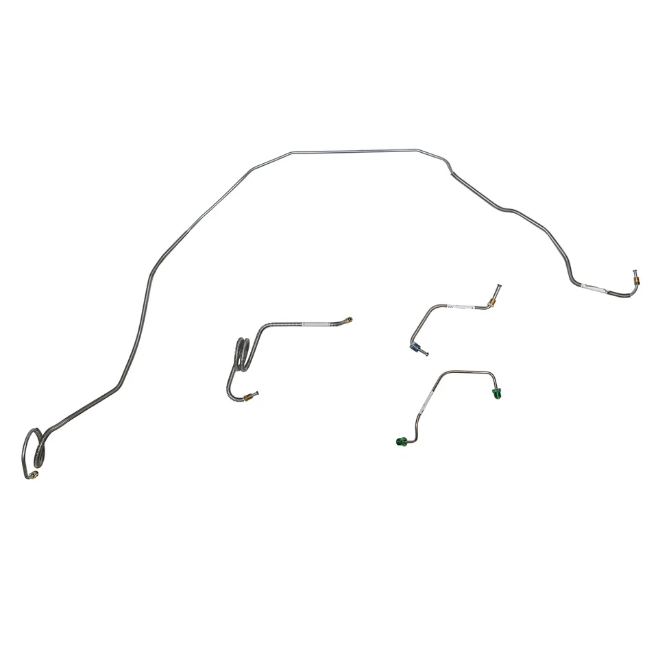 Complete Brake Line Kit Fits 81 Chevy Camaro Standard Suspension Steel CBK0243OM - Image 2 of 4