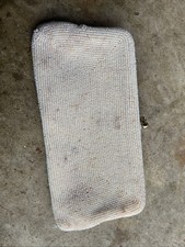 White Beaded Hand clutch