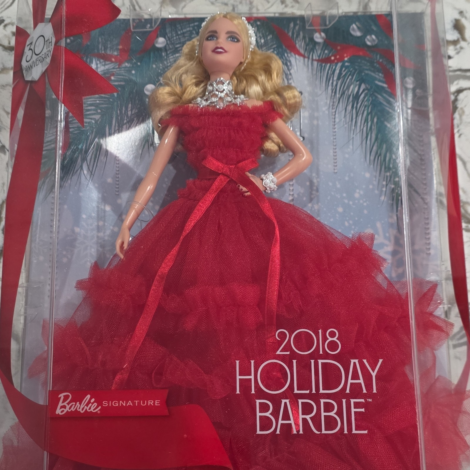Barbie Holiday Doll 2018 Special Edition Collector Blonde Ha