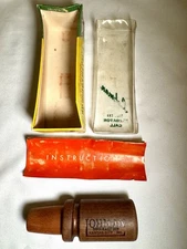 Vintage Lohman Bird & Game Calls: No. 111 Predator Orig Box & Instr Kansas City