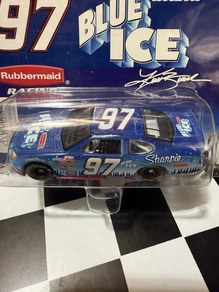 RARE* Kurt Busch #97 Rubbermaid Blue Ice 2003 1/64 Nascar Diecast - Image 2 of 3