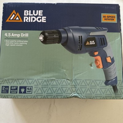 Blue Ridge Tools 4.5 Amp Power Hand Drill (BR3003U) Open Box-NEW