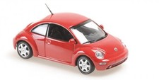 Volkswagen New Beetle 1998 Red 1:43 Diecast Model Car | Minichamps