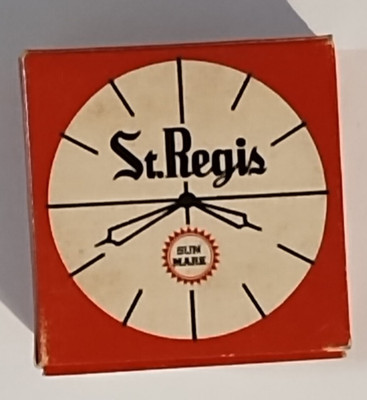 St. Regis Pocket Watch No. 900 Vintage With Original Box Works
