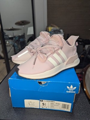 Adidas Women's Kids Running Shoes Size 5.5 Pink.  U PATH RUN J G28112