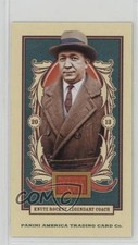 2013 Panini Golden Age American Caramels Mini Blue Back Knute Rockne #18 01wi