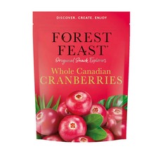 Forest Feast Whole Cranberries 170g | Premium Dried Fruit Snack