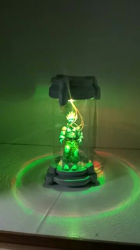 Halloween Dragon Ball Super Saiyan Resin Lamp Multicolor Night Lamp - Video 1 of 1