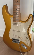 Fender Std  Stratocaster Satin (Blaze Gold) + Lindy Fralin Vintage Hot Pickups