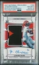 2021 NATIONAL TREASURES PATCH AUTO-PURPLE JA'MARR CHASE RC /49 PSA 8 AUTO 10