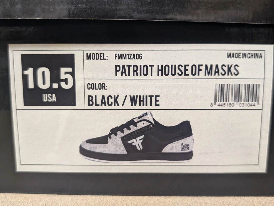Fallen Footwear Edición Limitada Casa de Máscaras 10.5 Zapatos para Hombre Nuevos en Caja Foto 2 de 3