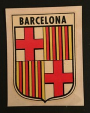 Vintage Older Sticker of Barcelona Spain maybe for Soccer Not really Sure 4076