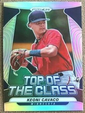 Keoni Cavaco 2020 Panini Prizm Silver Top Of The Class Card # TOC-13 MINT