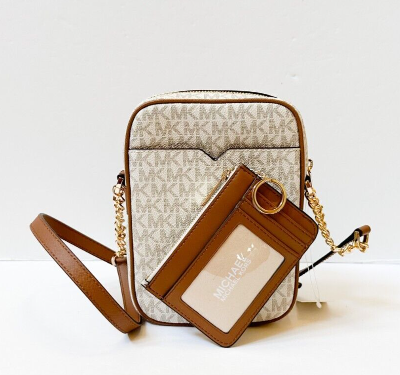 Bolso Cruzado Michael Kors Jet Set Travel Mediano Con Logo Verde  Multicolor