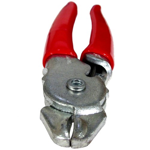 Alicates de anillo de cerdo y 200 anillos de 3/4" accesorios jaula tapicería afilada - Imagen 5 de 8