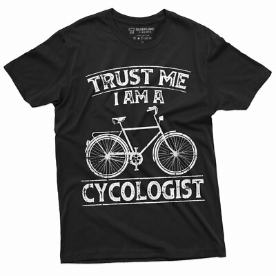 Funny Bicycle Rider Cycologist Tee Shirt Birthday Gift Bike Shirt Sports  Humor T