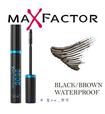 Max Factor Calorie 2000 Mascara Waterproof Volume - Schwarz/Braun