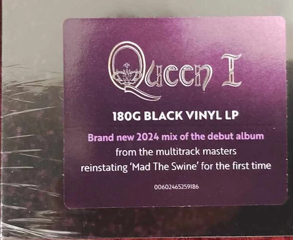 EMI 259186 QUEEN 1 MIX 180g Blck Vinyl LP 2024 - Bild 4 von 4