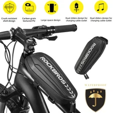 ROCKBROS Front Bicycle Frame Waterproof Bag Cycling Bike Tube Pouch Holder S