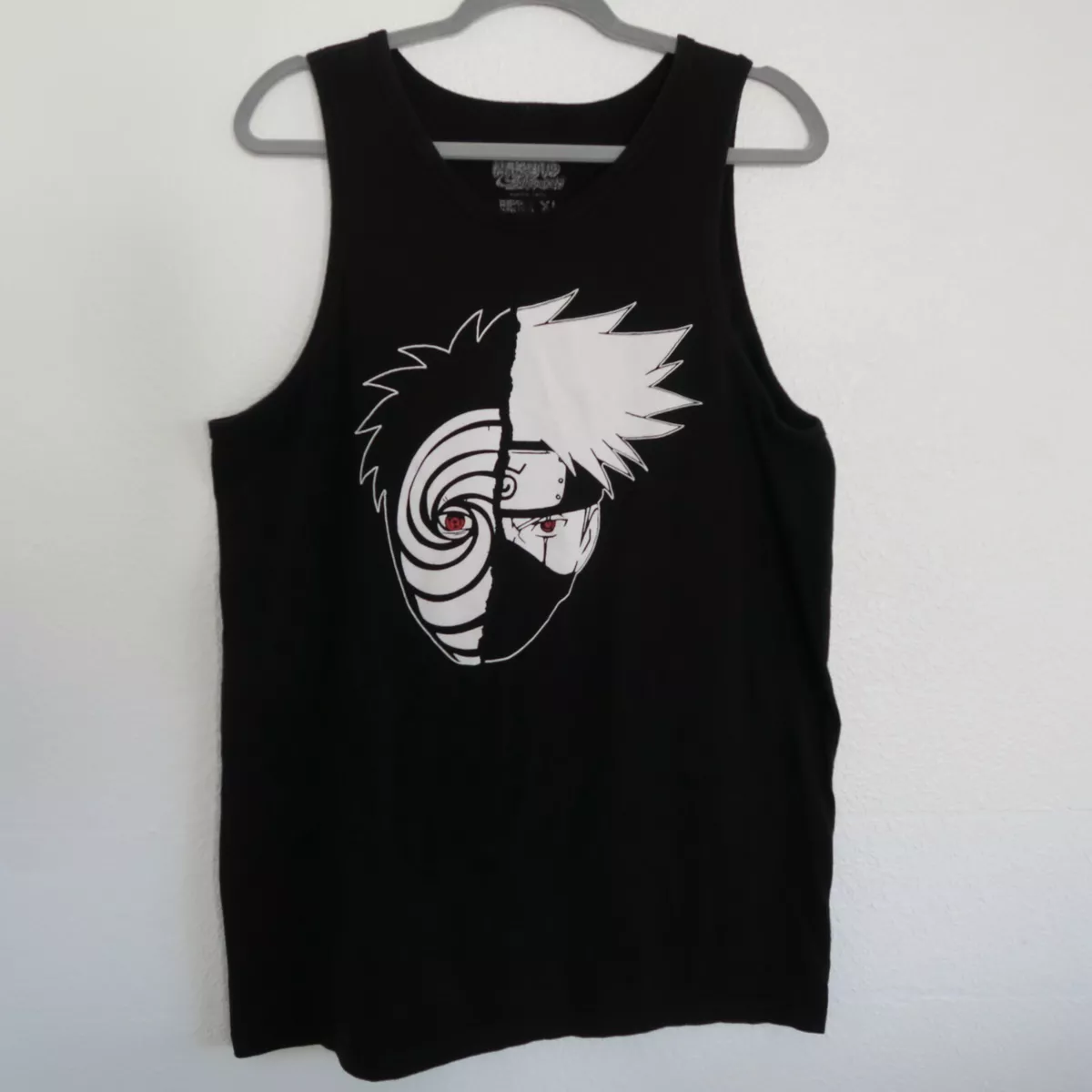 Naruto Uzumaki Anime Men'S Tank Top – BlacksWhite