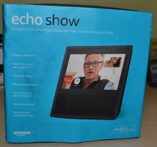 Amazon Echo Show 1st Generation Smart Speaker with Alexa Black
