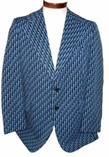 Vtg 60-70's Curlee Brooks Bros. Greenville, SC Blazer Tweed Sports Jacket READ