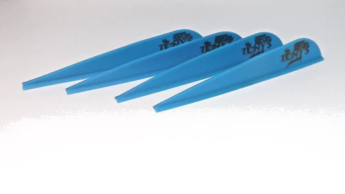 Tonys 3'' Archery Vanes Archery All New Super Wave Vane Blue 50PK TNYSWVB3343F