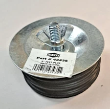 EZ-FLOW 43435 GALVANIZED STEEL FLANGE RUBBER GASKET 3" TEST PLUG