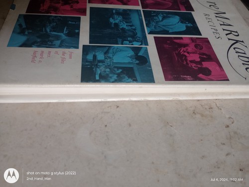 1967 4THpt REMARKABLE RECIPES ANTOINETTE HATFIELD SIGNED HC/HARDCOVER/DJ BOOK - Picture 3 of 9